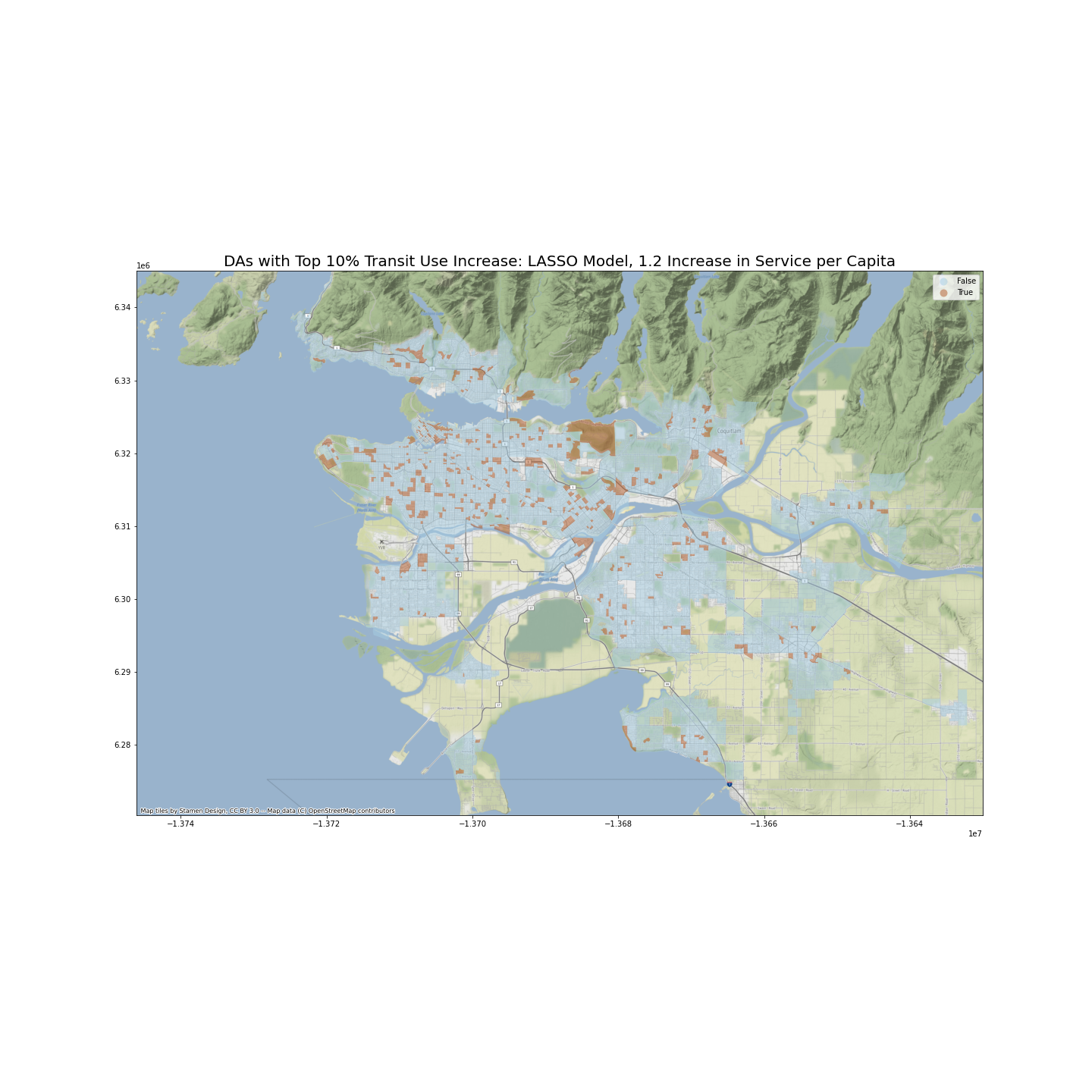 Map: LASSO Scenario 1